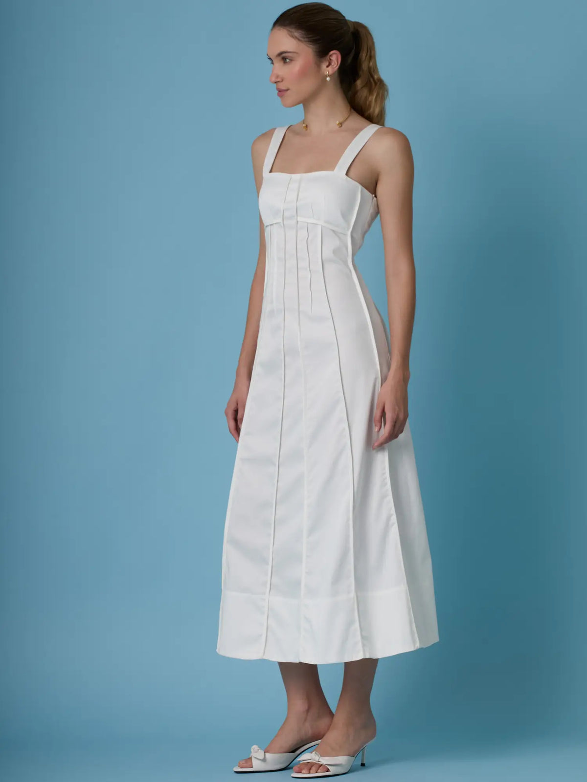Fana Long Dress White