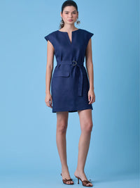 Autumn Short Dress Navy