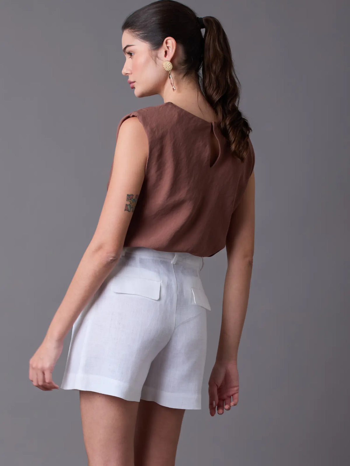Lexia Blouse Coffee