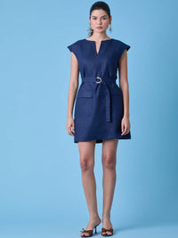 Autumn Short Dress Navy
