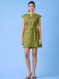 Autumn Short Dress Olive