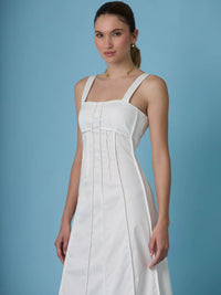 Fana Long Dress White