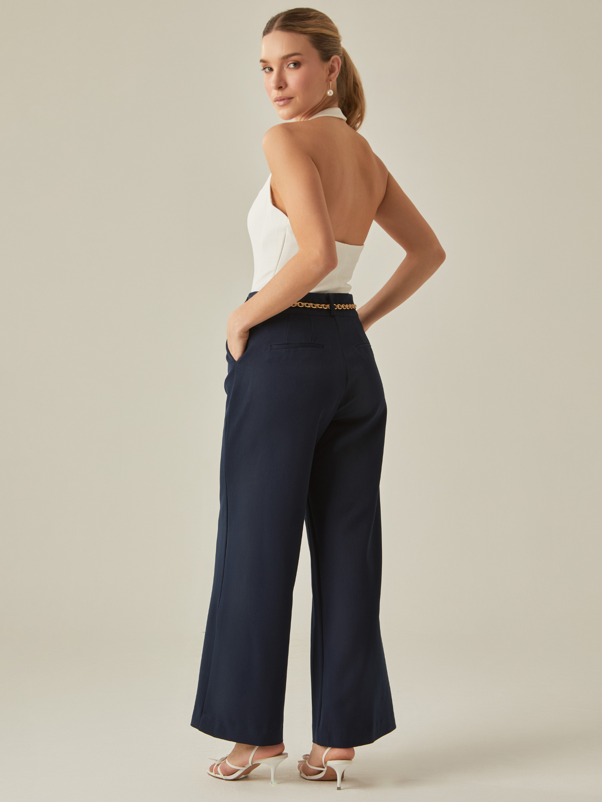 Andye Navy Pants