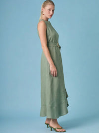 Brisley Long Dress Olive