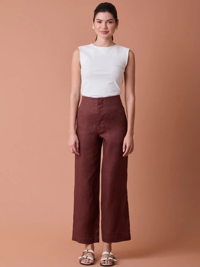 Pattie Long Pants Coffee