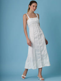 Fana Long Dress White