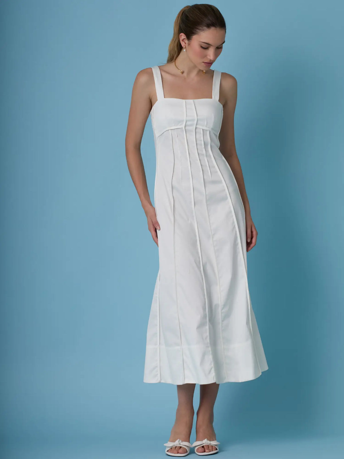 Fana Long Dress White