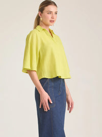 Genoveva Blouse Lime