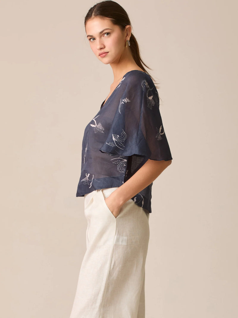 Shela Blouse Blue