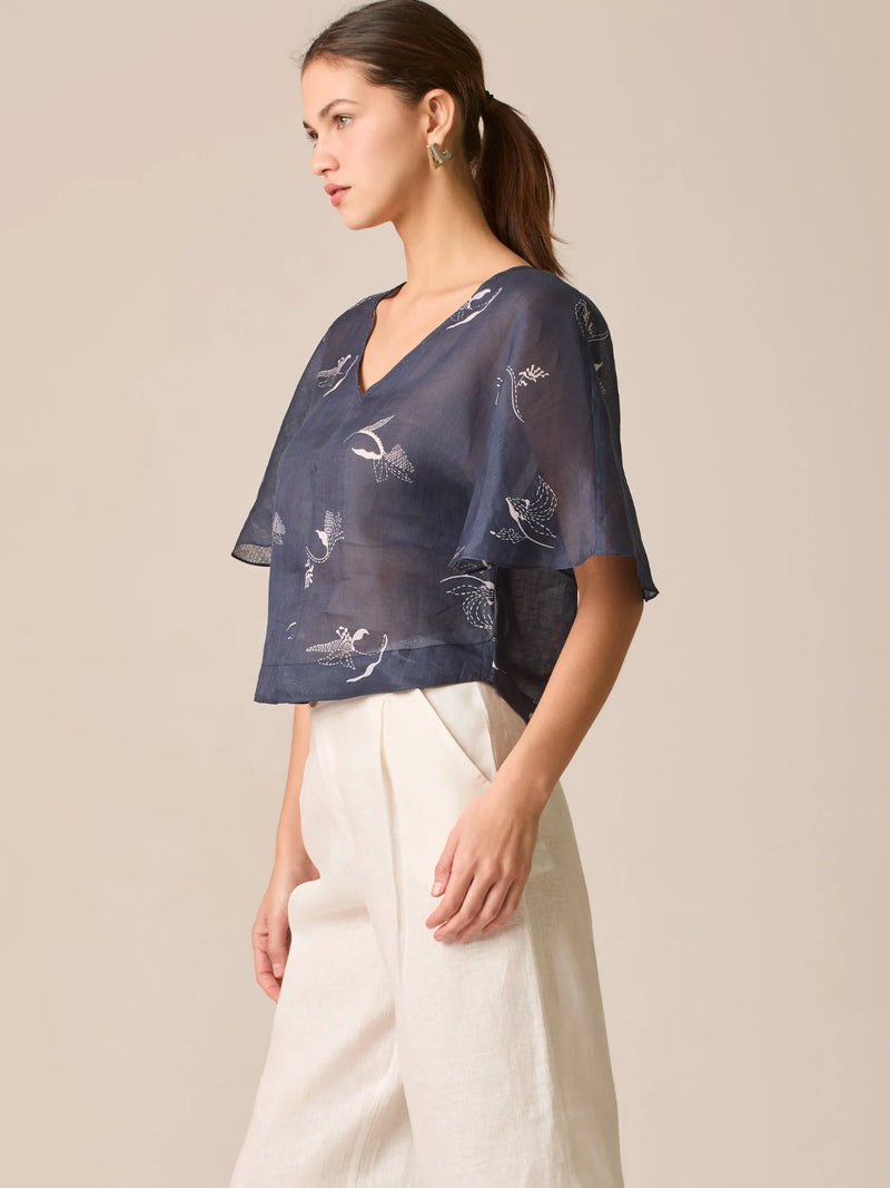 Shela Blouse Blue