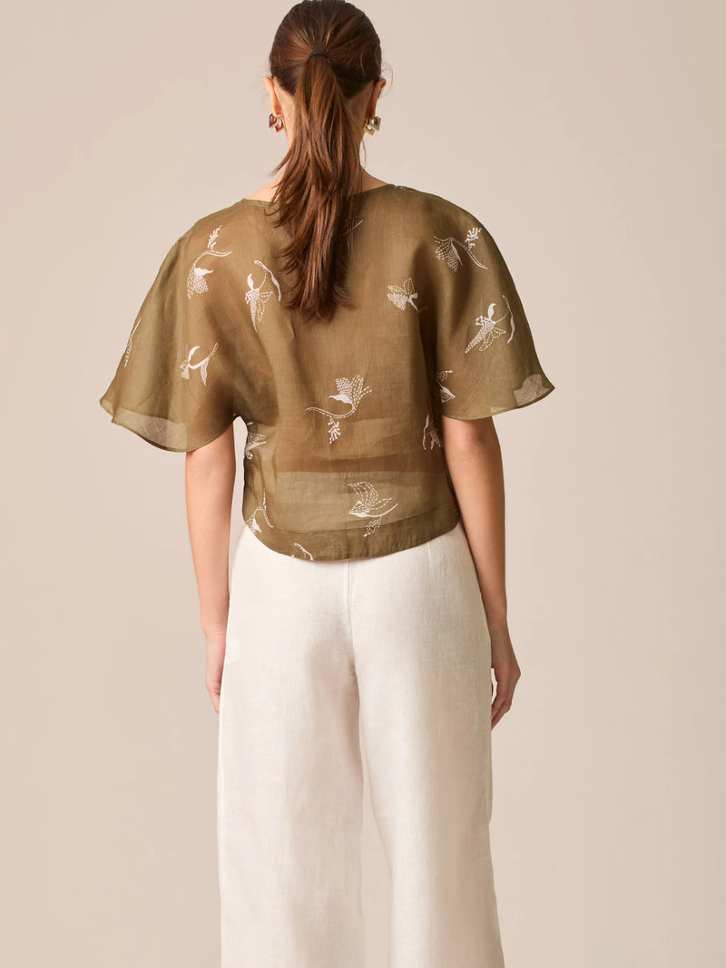 Shela Blouse Olive