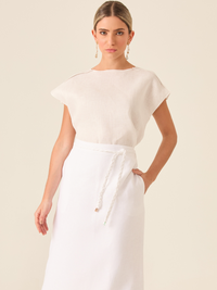 Sirla White Blouse