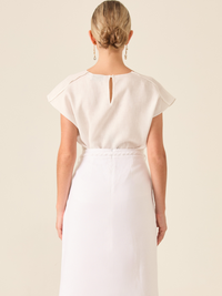 Sirla White Blouse