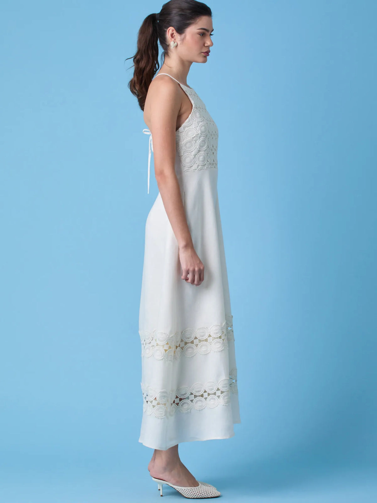Martini Long Dress Ivory