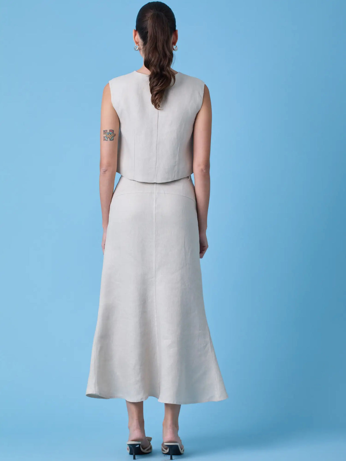 Yoko Long Skirt Sand