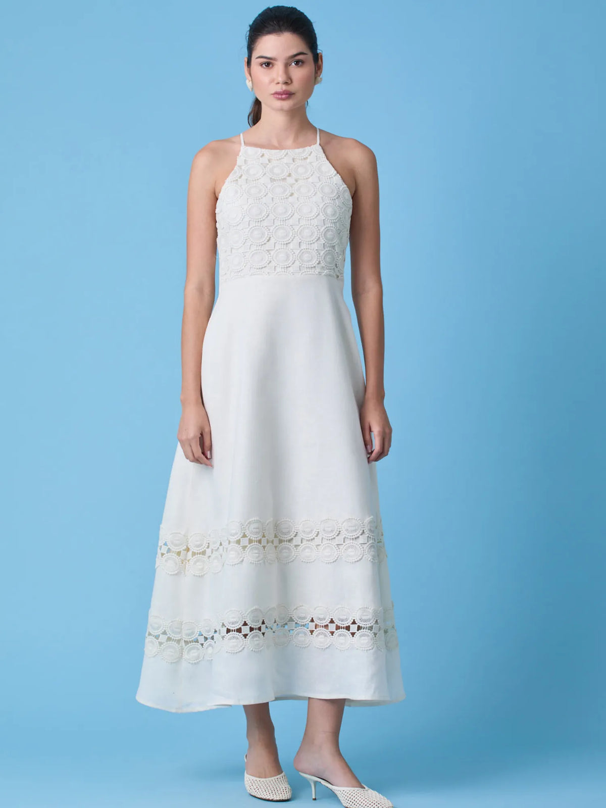 Martini Long Dress Ivory