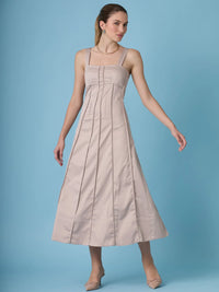 Fana Long Dress Habano