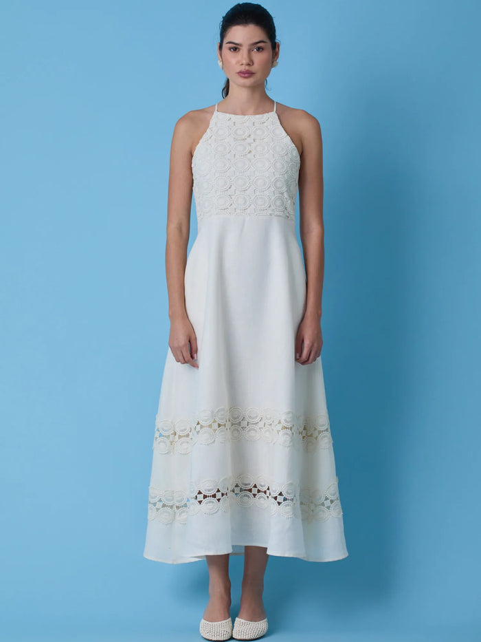 Martini Long Dress Ivory