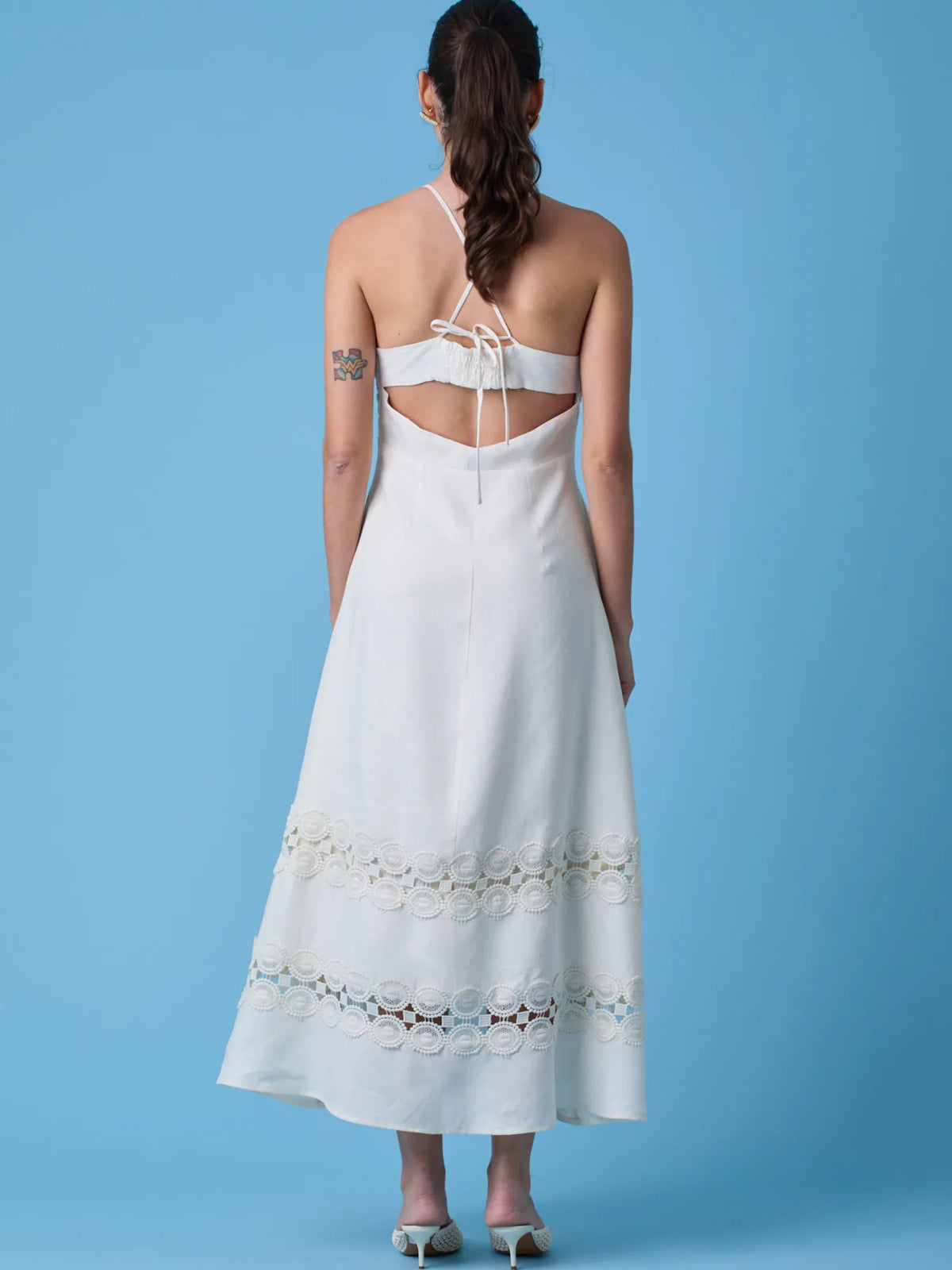 Martini Long Dress Ivory