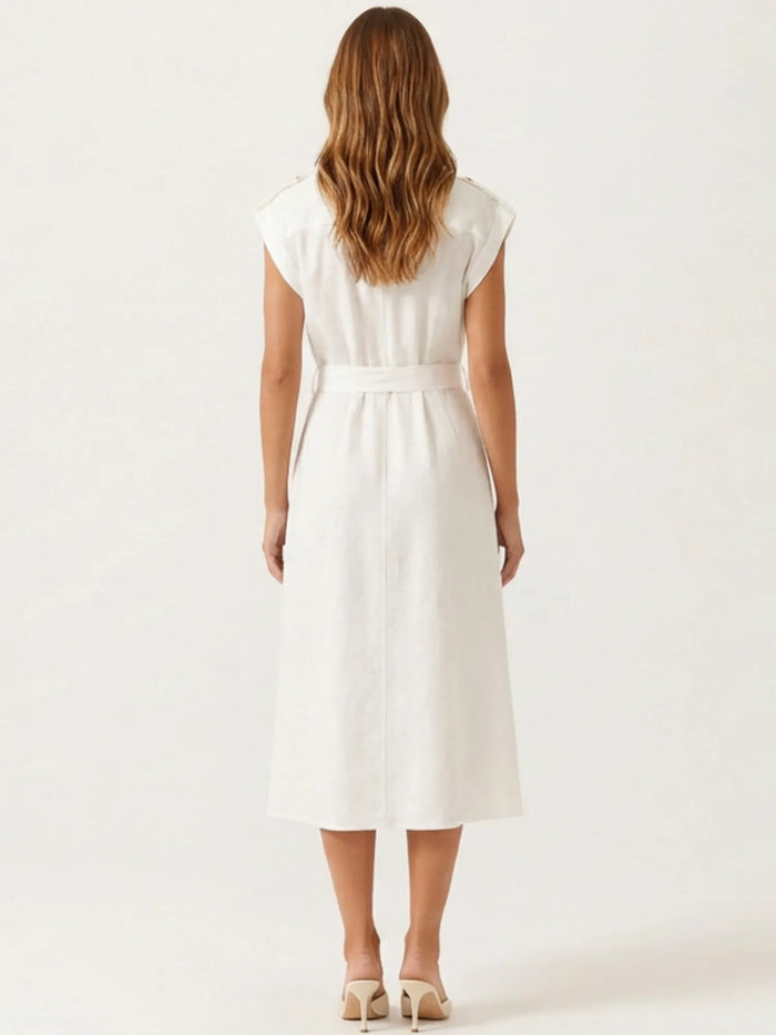 Brugola Long Dress White