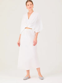 Falda Larga Clarella Blanco