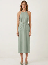 Alegra Long Dress Green