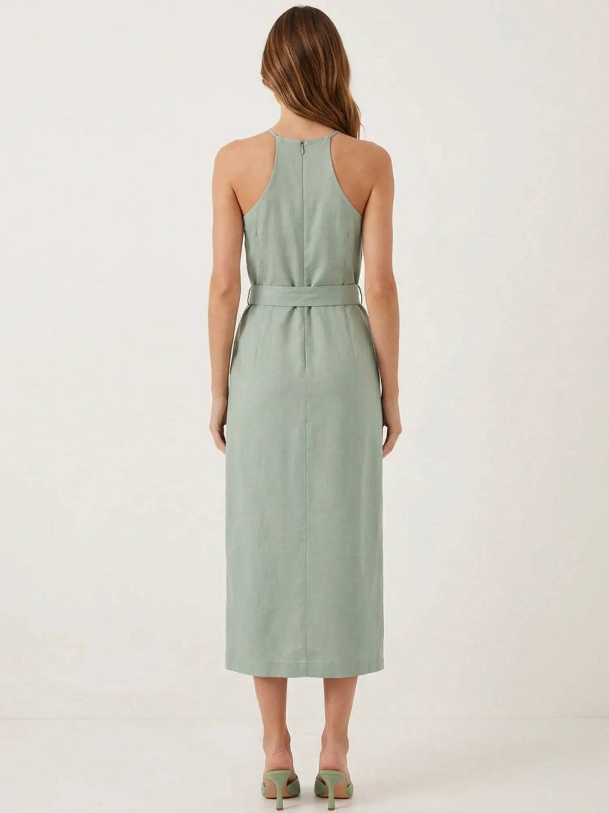 Alegra Long Dress Green