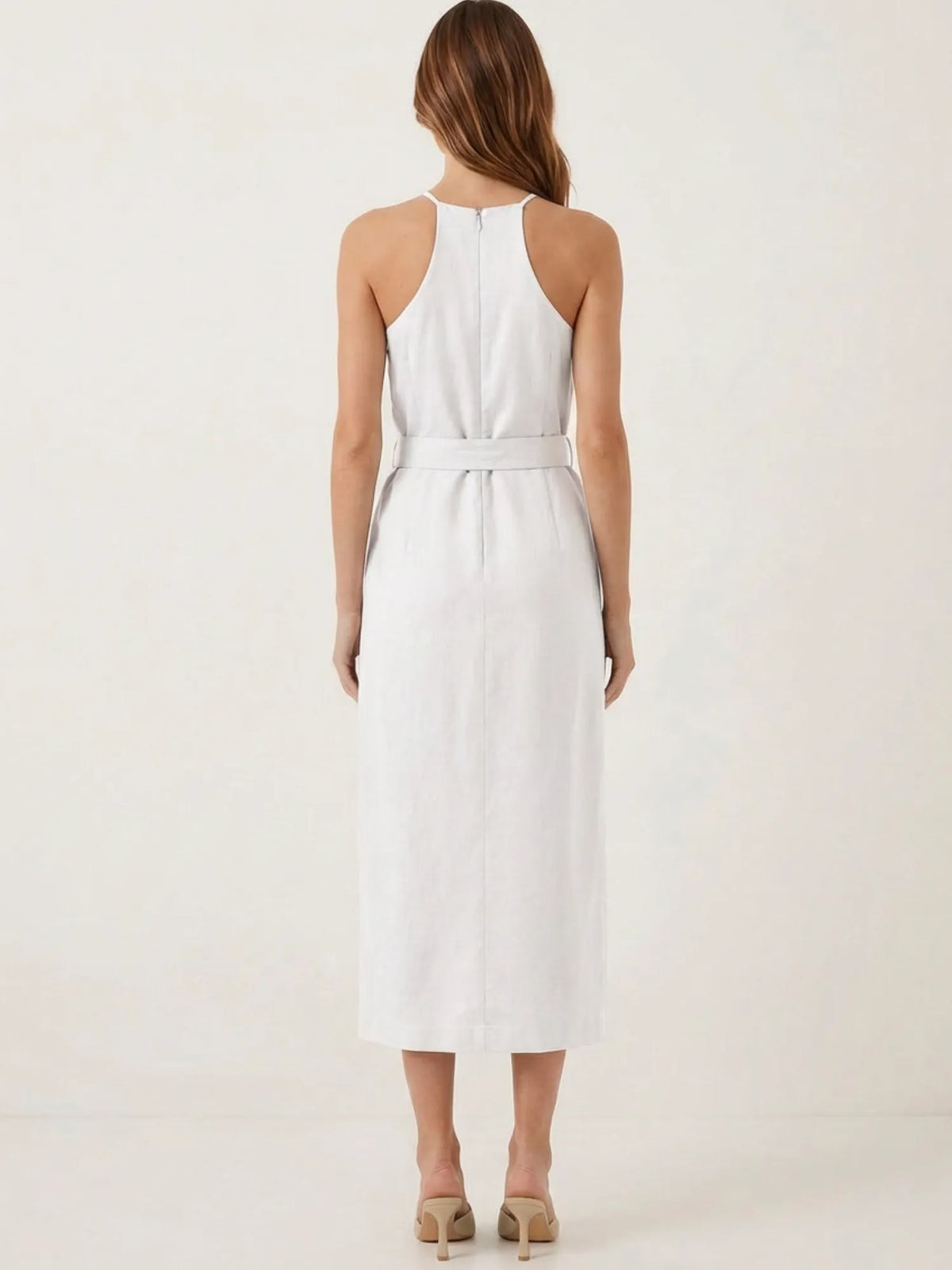 Alegra Long Dress White