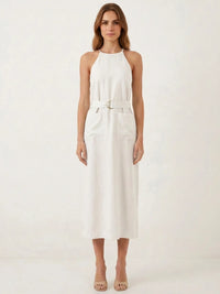 Alegra Long Dress White