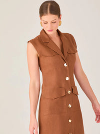 Bengala Long Dress Brown