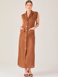 Bengala Long Dress Brown