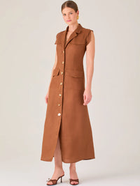 Bengala Long Dress Brown