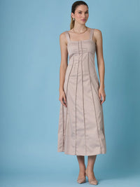 Fana Long Dress Habano