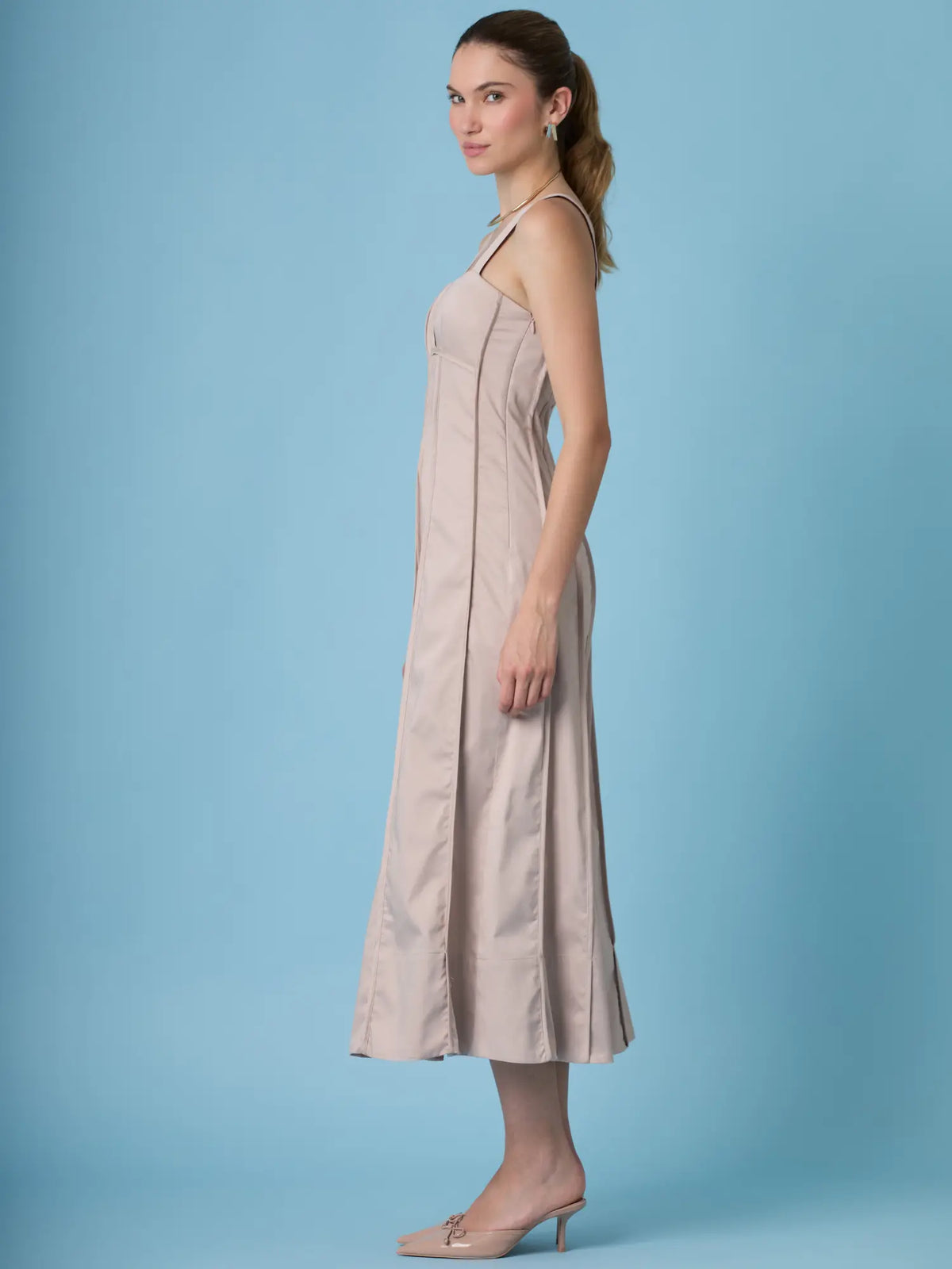 Fana Long Dress Habano