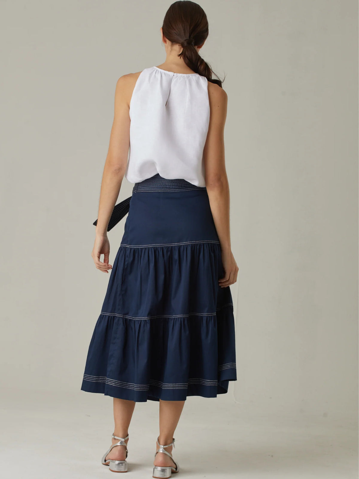 Dagla Long Skirt Navy