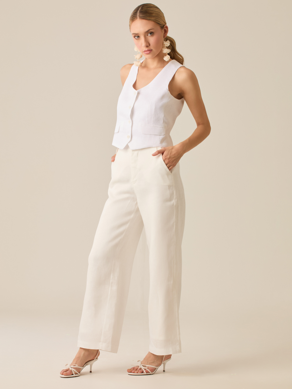 Long Pants Damona White