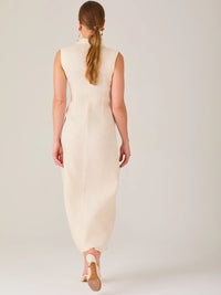 Bengala Long Dress Vanilla
