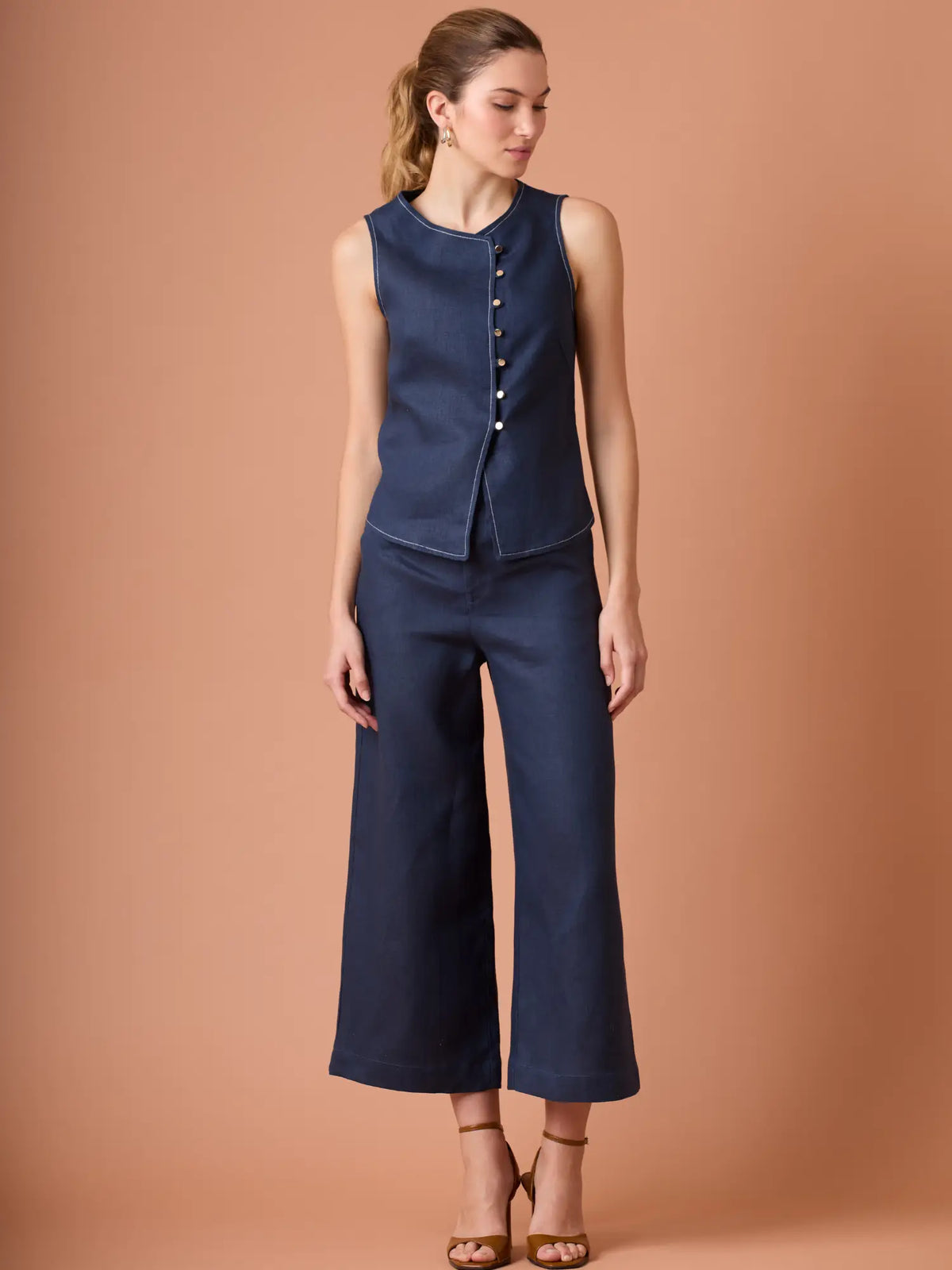 Dama Long Pants Navy