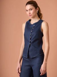 Dama Blouse Navy