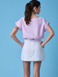 Saki Blouse Lilac