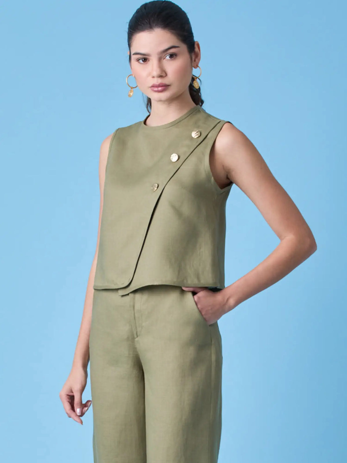 Aston Blouse Olive