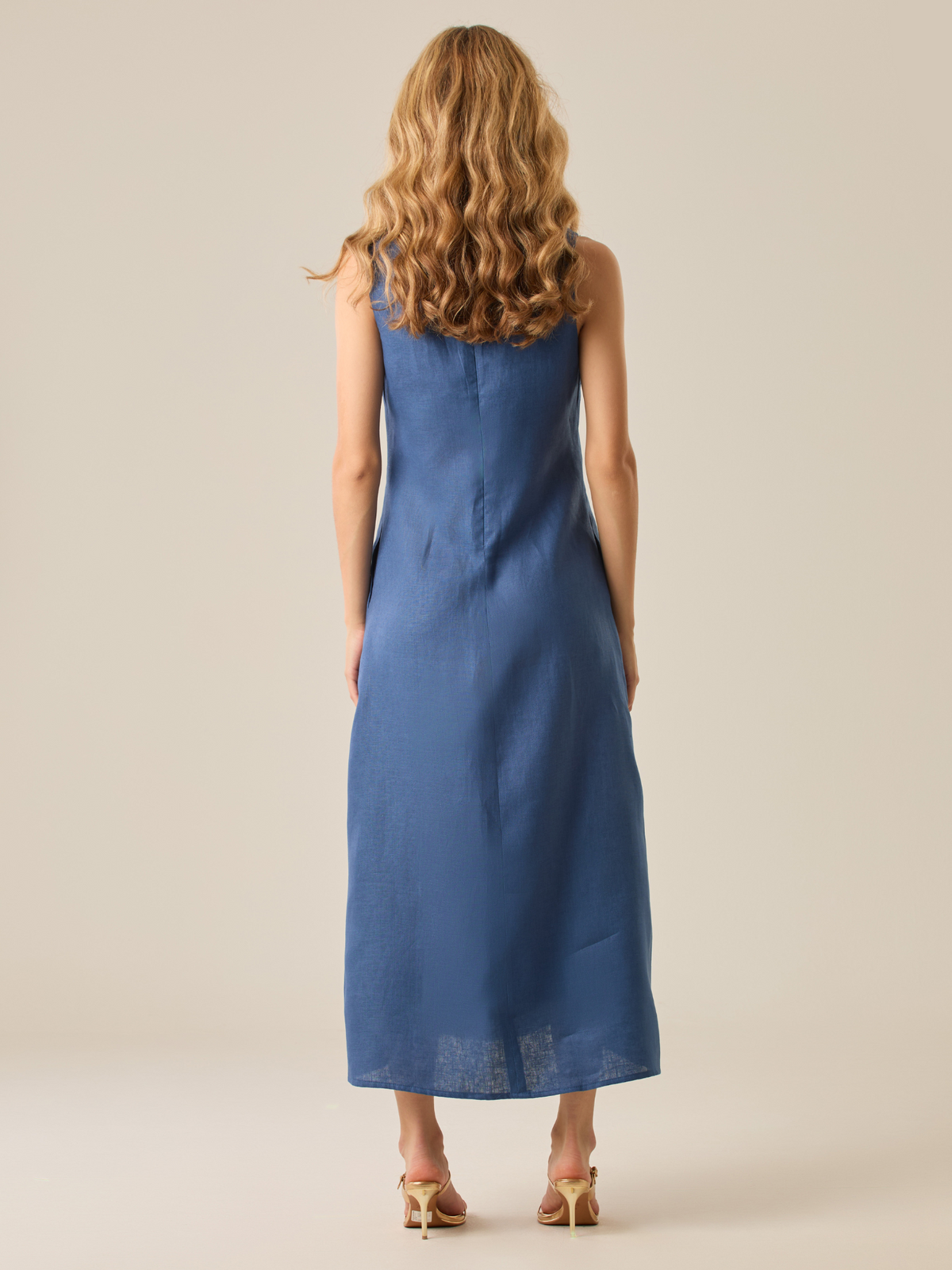 Lauretta Indigo Long Dress