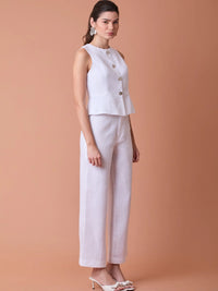 Pattie Long Pants White
