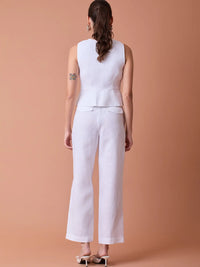 Pattie Long Pants White