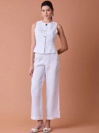 Pattie Long Pants White