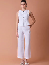 Pattie Long Pants White