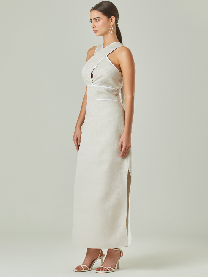 Sirena White Long Dress