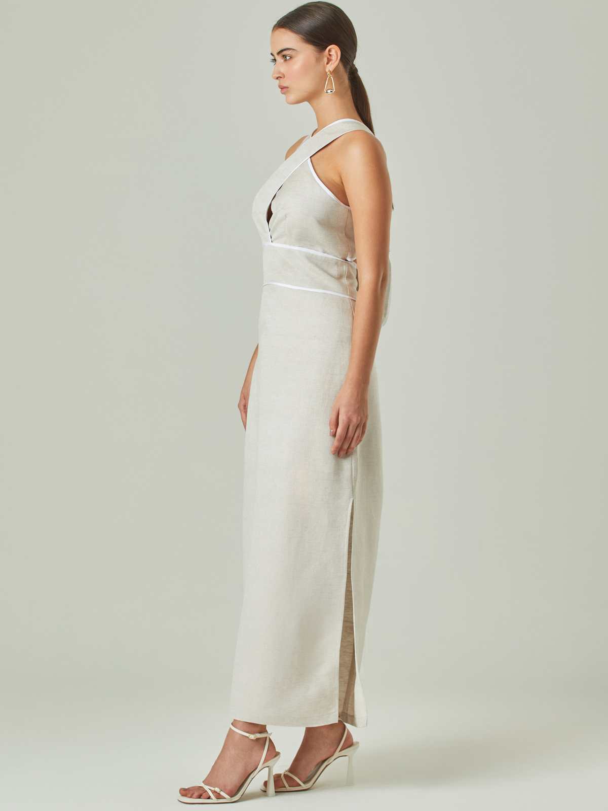 Sirena White Long Dress