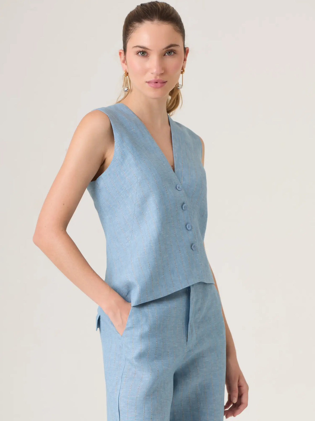 Barea Blouse Baby Blue