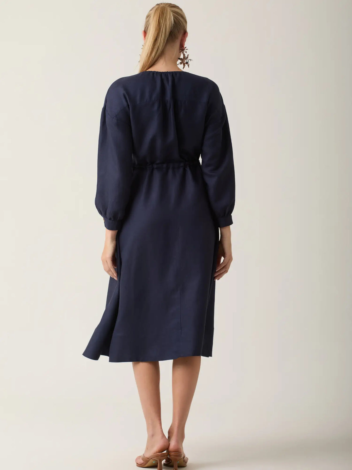 Amelie Long Dress Navy